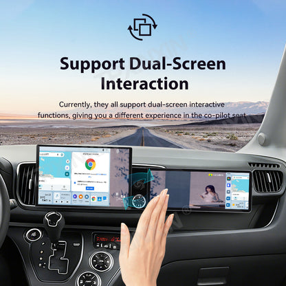 Aotsr Dual Screen 13.1 inch+12.3 inch Android 15 Carplay Car Radio for KIA Ray 2023-2026 Car GPS Navigation Multimedia