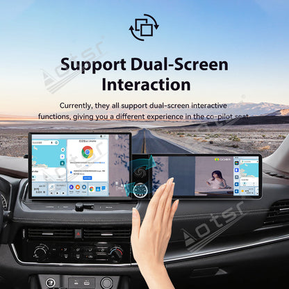 Aotsr Dual Screen 13.1 inch+12.3 inch Android 15 Carplay Car Radio for Nissan X-Trail 2021-2026 Car GPS Navigation Multimedia