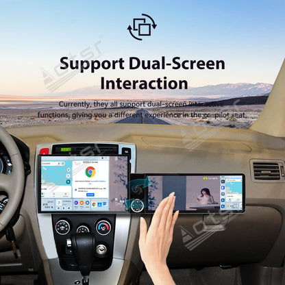 Aotsr Dual Screen 13.1 inch+12.3 inch Android 15 Carplay Car Radio for Hyundai Tucson 2006-2013 Car GPS Navigation Multimedia