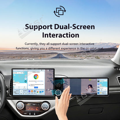 Aotsr Dual Screen 13.1 inch+12.3 inch Android 15 Carplay Car Radio for KIA Picanto 2011-2017 Car GPS Navigation Multimedia