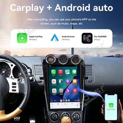 Aotsr 14.5 inch Car Radio for Nissan 350Z 2002-2008 Latest UI Interface Android 15 CarPlay GPS Navigation Multimedia Player Head Unit