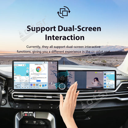 Aotsr Dual Screen 13.1 inch+12.3 inch Android 15 Carplay Car Radio for KIA Sportage 2021-2026 Car GPS Navigation Multimedia