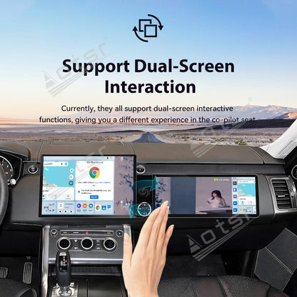 Aotsr Dual Screen 13.1 inch+12.3 inch Android 15 Carplay Car Radio for Land Rover Range Rover Sport 2016-2017 Car GPS Navigation Multimedia