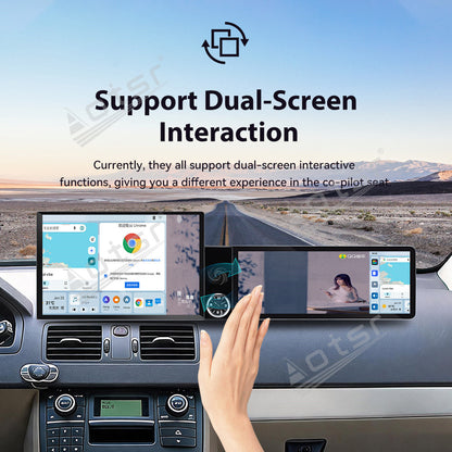 Aotsr Dual Screen 13.1 inch+12.3 inch Android 15 Carplay Car Radio for Volvo XC90 2004-2014 Car GPS Navigation Multimedia