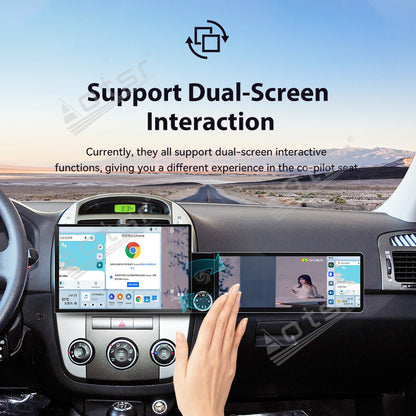 Aotsr Dual Screen 13.1 inch+12.3 inch Android 15 Carplay Car Radio for KIA Cerato 2006-2012 Car GPS Navigation Multimedia