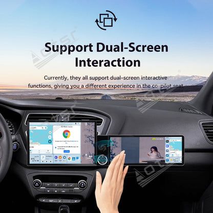 Aotsr Dual Screen 13.1 inch+12.3 inch Android 15 Carplay Car Radio for Hyundai I20 2014-2018 Car GPS Navigation Multimedia