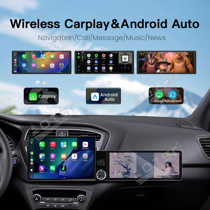 Aotsr Dual Screen 13.1 inch+12.3 inch Android 15 Carplay Car Radio for Hyundai I20 2014-2018 Car GPS Navigation Multimedia
