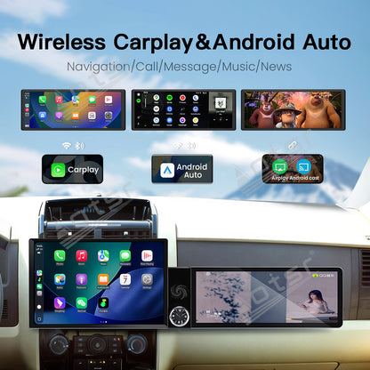 Aotsr Dual Screen 13.1 inch+12.3 inch Android 15 Carplay Car Radio for Mazda Tribute 2007-2012 Car GPS Navigation Multimedia