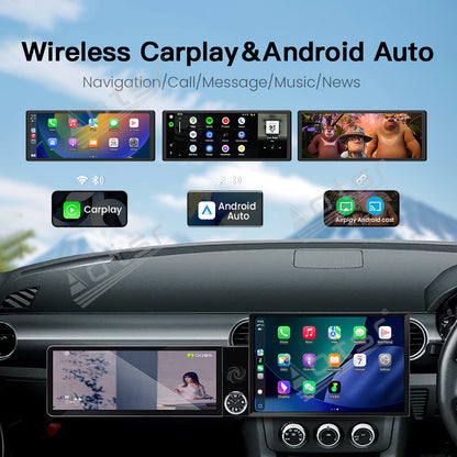 Aotsr Dual Screen 13.1 inch+12.3 inch Android 15 Carplay Car Radio for Mazda MX5 2005-2015 Car GPS Navigation Multimedia