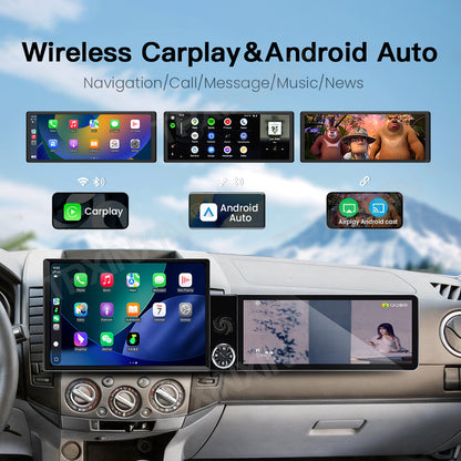 Aotsr Dual Screen 13.1 inch+12.3 inch Android 15 Carplay Car Radio for Mazda BT-50 2006-2012 and for Ford Expedition 2006-2012 Car GPS Navigation Multimedia