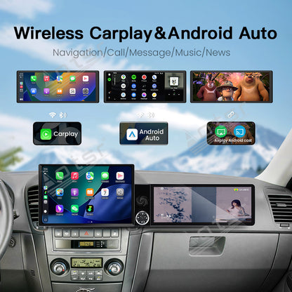 Aotsr Dual Screen 13.1 inch+12.3 inch Android 15 Carplay Car Radio for KIA Sorento 2002-2006 Car GPS Navigation Multimedia
