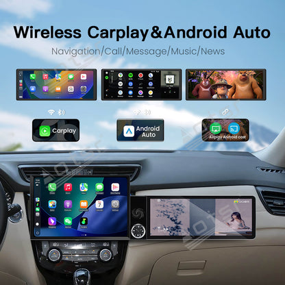 Aotsr Dual Screen 13.1 inch+12.3 inch Android 15 Carplay Car Radio for Nissan X-Trail;Nissan Qashqai 2014-2020 Car GPS Navigation Multimedia