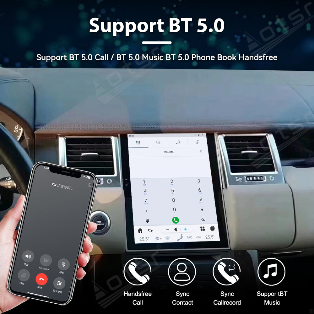 For Range Rover Sport 10.4 Inch Tesla-style Carplay Screens (2010-2013)