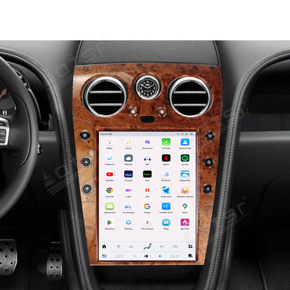 12.1 Inch Tesla Screen For  Bentley Continental GT 2004-2019 mahogany color Android 13.0 Car Radio Player GPS Navi Auto Stereo Multimedia Video DSP Carplay 4G SIM