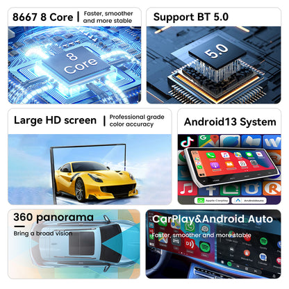 14.9 Inch Tesla Screen For BMW 6 Series F06  2009-2017 Android 13.0 Car  Radio Player GPS Navi Auto Stereo Multimedia Video DSP Carplay 4G SIM