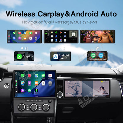 Aotsr Dual Screen 13.1 inch+12.3 inch Android 15 Carplay Car Radio for Land Rover Discovery 5 2017-2019 Car GPS Navigation Multimedia