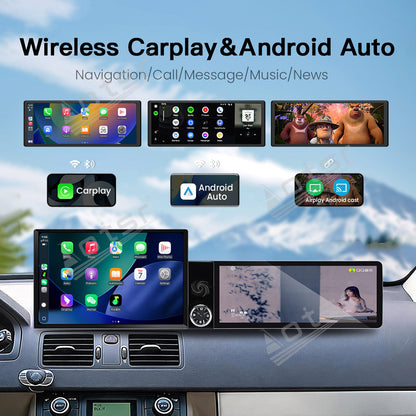 Aotsr Dual Screen 13.1 inch+12.3 inch Android 15 Carplay Car Radio for Volvo XC90 2004-2014 Car GPS Navigation Multimedia