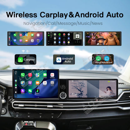 Aotsr Dual Screen 13.1 inch+12.3 inch Android 15 Carplay Car Radio for KIA Sportage 2021-2026 Car GPS Navigation Multimedia