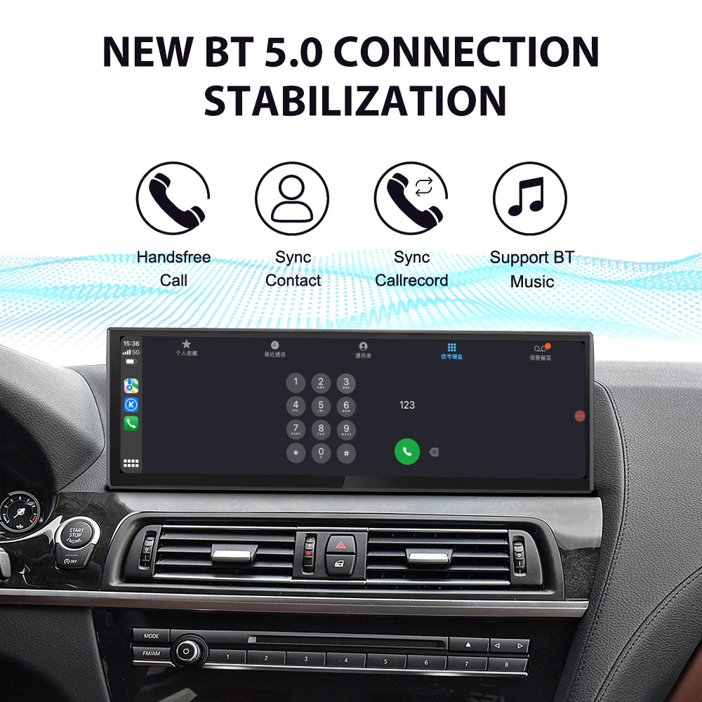 14.9 Inch Tesla Screen For BMW 6 Series F06  2009-2017 Android 13.0 Car  Radio Player GPS Navi Auto Stereo Multimedia Video DSP Carplay 4G SIM