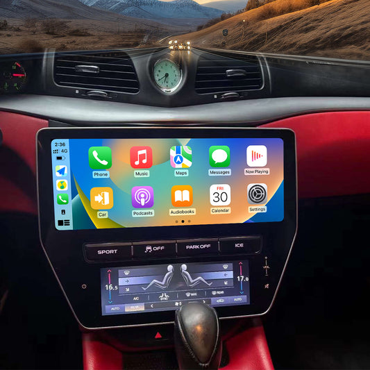 22 Inch Tesla Screen For Maserati GT 2007-2015  Android 13.0 Car  Radio Player  GPS Navi Auto Stereo Multimedia Video DSP Carplay 4G SIM