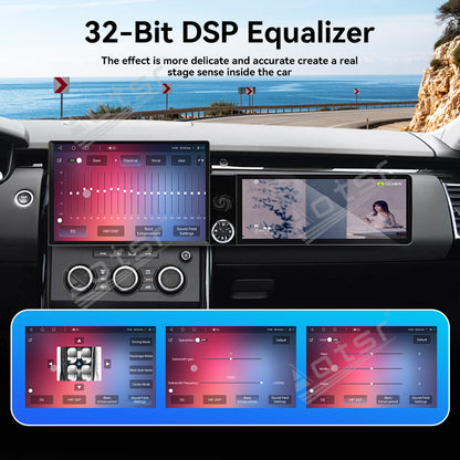 Aotsr Dual Screen 13.1 inch+12.3 inch Android 15 Carplay Car Radio for Land Rover Discovery 5 2017-2019 Car GPS Navigation Multimedia