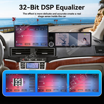 Aotsr Dual Screen 13.1 inch+12.3 inch Android 15 Carplay Car Radio for Hyundai Santa Fe 2006-2012 Car GPS Navigation Multimedia