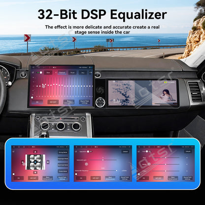 Aotsr Dual Screen 13.1 inch+12.3 inch Android 15 Carplay Car Radio for Land Rover Range Rover Sport 2016-2017 Car GPS Navigation Multimedia