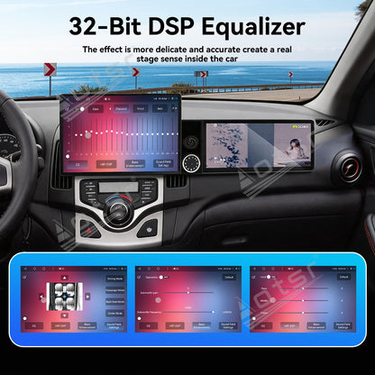 Aotsr Dual Screen 13.1 inch+12.3 inch Android 15 Carplay Car Radio for Hyundai I30 2006-2012 Car GPS Navigation Multimedia