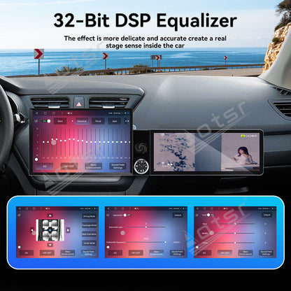 Aotsr Dual Screen 13.1 inch+12.3 inch Android 15 Carplay Car Radio for KIA K2 2011-2016 Car GPS Navigation Multimedia