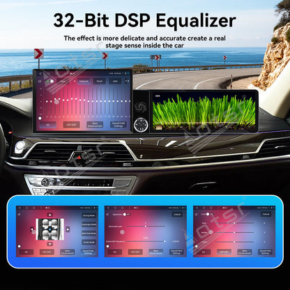 Aotsr Dual Screen 13.1 inch+12.3 inch Android 15 Carplay Car Radio for BMW 7 Series G11 G12 2015-2018 EVO Car GPS Navigation Multimedia