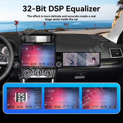 Aotsr Dual Screen 13.1 inch+12.3 inch Android 15 Carplay Car Radio for Subaru Forester 2012-2015 Car GPS Navigation Multimedia