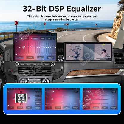 Aotsr Dual Screen 13.1 inch+12.3 inch Android 15 Carplay Car Radio for Mitsubishi Pajero 2009 Car GPS Navigation Multimedia