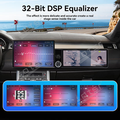 Aotsr Dual Screen 13.1 inch+12.3 inch Android 15 Carplay Car Radio for Land Rover Range Rover Evoque 2016-2018 Car GPS Navigation Multimedia