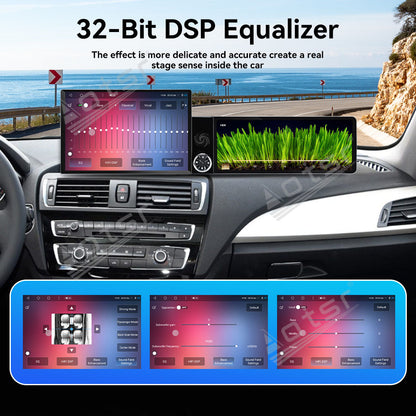 Aotsr Dual Screen 13.1 inch+12.3 inch Android 15 Carplay Car Radio for BMW 1 Series 2013-2017 Car GPS Navigation Multimedia