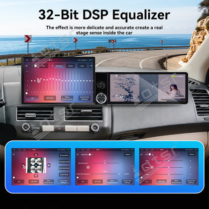 Aotsr 13.1 Inch + 12.3 Inch Android Car Navigation System for Mitsubishi Outlander 2008-2015 Wireless CarPlay GPS Multimedia Player