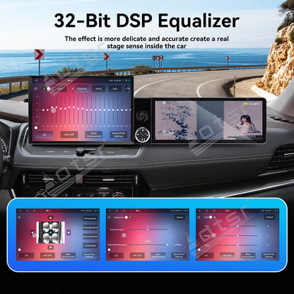 Aotsr Dual Screen 13.1 inch+12.3 inch Android 15 Carplay Car Radio for Nissan X-Trail 2021-2026 Car GPS Navigation Multimedia
