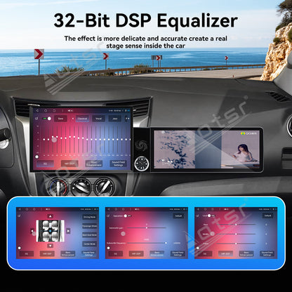Aotsr Dual Screen 13.1 inch+12.3 inch Android 15 Carplay Car Radio for Nissan Navara 2017-2019 Car GPS Navigation Multimedia