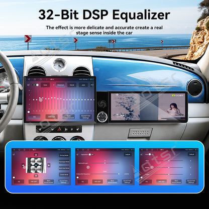 Aotsr Dual Screen 13.1 inch+12.3 inch Android 15 Carplay Car Radio for Chrysler PT Cruiser 2005-2010 Car GPS Navigation Multimedia