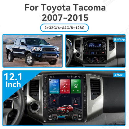 12.1 Inch Tesla Screen For Toyota Tacoma 2007-2015 Android 13.0 Car Radio Player GPS Navi Auto Stereo Multimedia Video DSP Carplay 4G SIM