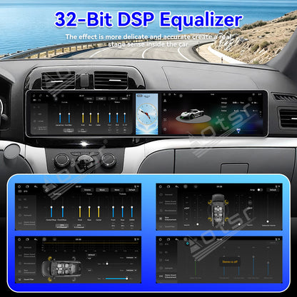 Aotsr Dual 12.3 inch Car Radio For Gonow Starry 2012-2015 with 7870 Octa Core Chip Ultra HD 2400*900 Touch Screen Wireless CarPlay Bluetooth 5.0 GPS Navigation