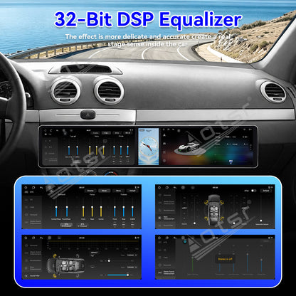 Aotsr Dual 12.3 inch Car Radio for Buick Excelle HRV 2004-2008 with 7870 Octa Core Chip Ultra HD 2400*900 Touch Screen Wireless CarPlay Bluetooth 5.0 GPS Navigation 4G Network OEM Upgrade Multimedia System