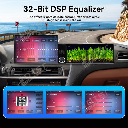 Aotsr Dual Screen 13.1 inch+12.3 inch Android 15 Carplay Car Radio for BMW 6 Series 2009-2016 Car GPS Navigation Multimedia