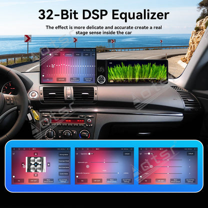 Aotsr Dual Screen 13.1 inch+12.3 inch Android 15 Carplay Car Radio for BMW 1 Series 2006-2011 Car GPS Navigation Multimedia