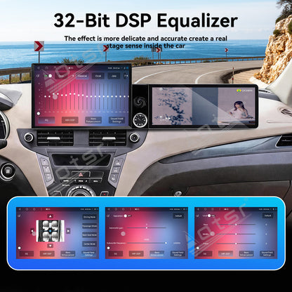 Aotsr Dual Screen 13.1 inch+12.3 inch Android 15 Carplay Car Radio for Hyundai IX45 2013-2017 Car GPS Navigation Multimedia