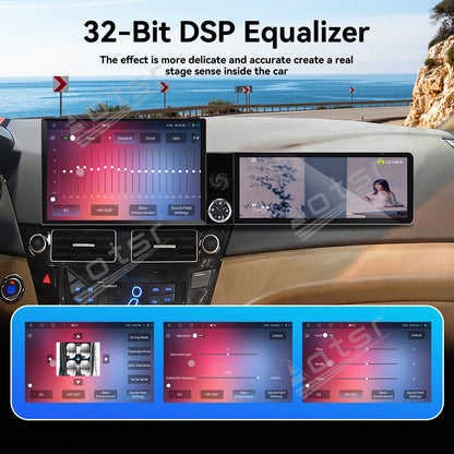 Aotsr Dual Screen 13.1 inch+12.3 inch Android 15 Carplay Car Radio for Hyundai Sonata 2011-2015 Car GPS Navigation Multimedia