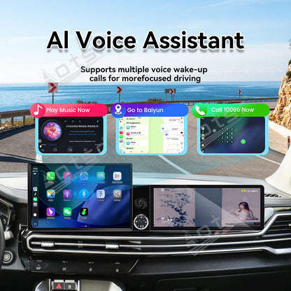 Aotsr Dual Screen 13.1 inch+12.3 inch Android 15 Carplay Car Radio for KIA Sportage 2021-2026 Car GPS Navigation Multimedia