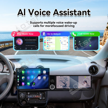 Aotsr Dual Screen 13.1 inch+12.3 inch Android 15 Carplay Car Radio for Hyundai Santro 2006-2015 Car GPS Navigation Multimedia