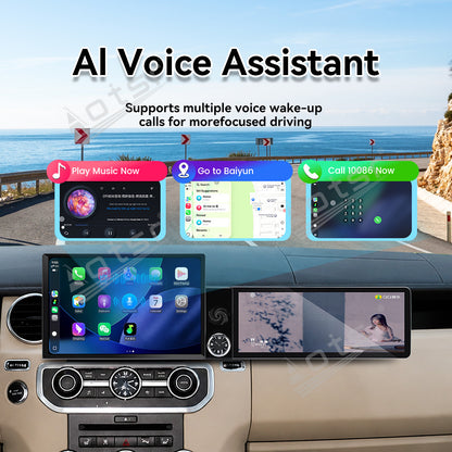 Aotsr Dual Screen 13.1 inch+12.3 inch Android 15 Carplay Car Radio for Land Rover Discovery 4 2010-2016 Car GPS Navigation Multimedia