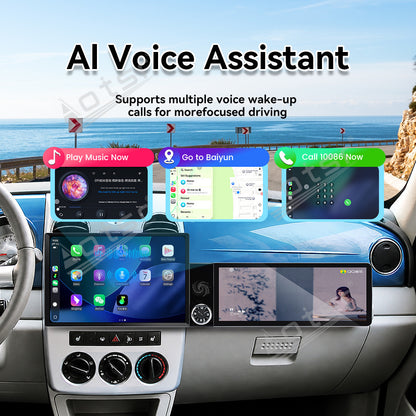 Aotsr Dual Screen 13.1 inch+12.3 inch Android 15 Carplay Car Radio for Chrysler PT Cruiser 2005-2010 Car GPS Navigation Multimedia