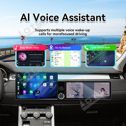 Aotsr Dual Screen 13.1 inch+12.3 inch Android 15 Carplay Car Radio for Land Rover Range Rover Executive 2003-2004 Car GPS Navigation Multimedia